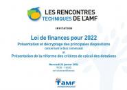 Rencontre de l’AMF sur la loi de finances 2022