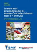Résultats de l’enquête DEMAT’ADS pour les communes et intercommunalités
(AMF – Intercommunalités de France)
