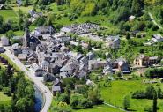 Vue du village de Biert (Ariège)