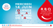 Journée mondiale du don du sang, le 14 juin 