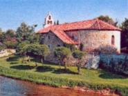 Eglise de vue rivière - Bordes s/Arize - Membre de l'Association des maires de l'Ariège (AMA09)