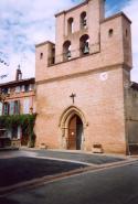 Eglise -vue-La Bastide-de-Besplas- Ariège